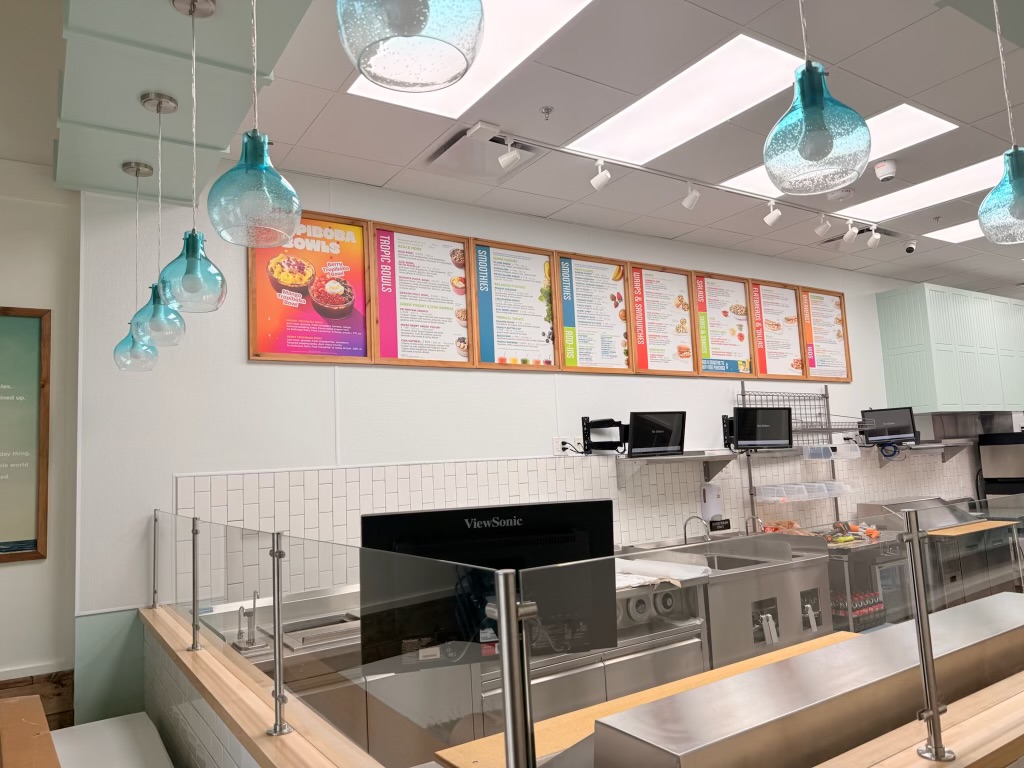 Restaurant build-out contractor Atlanta GA — Tropical Smoothie Cafe build-out by Modern Day Commodities