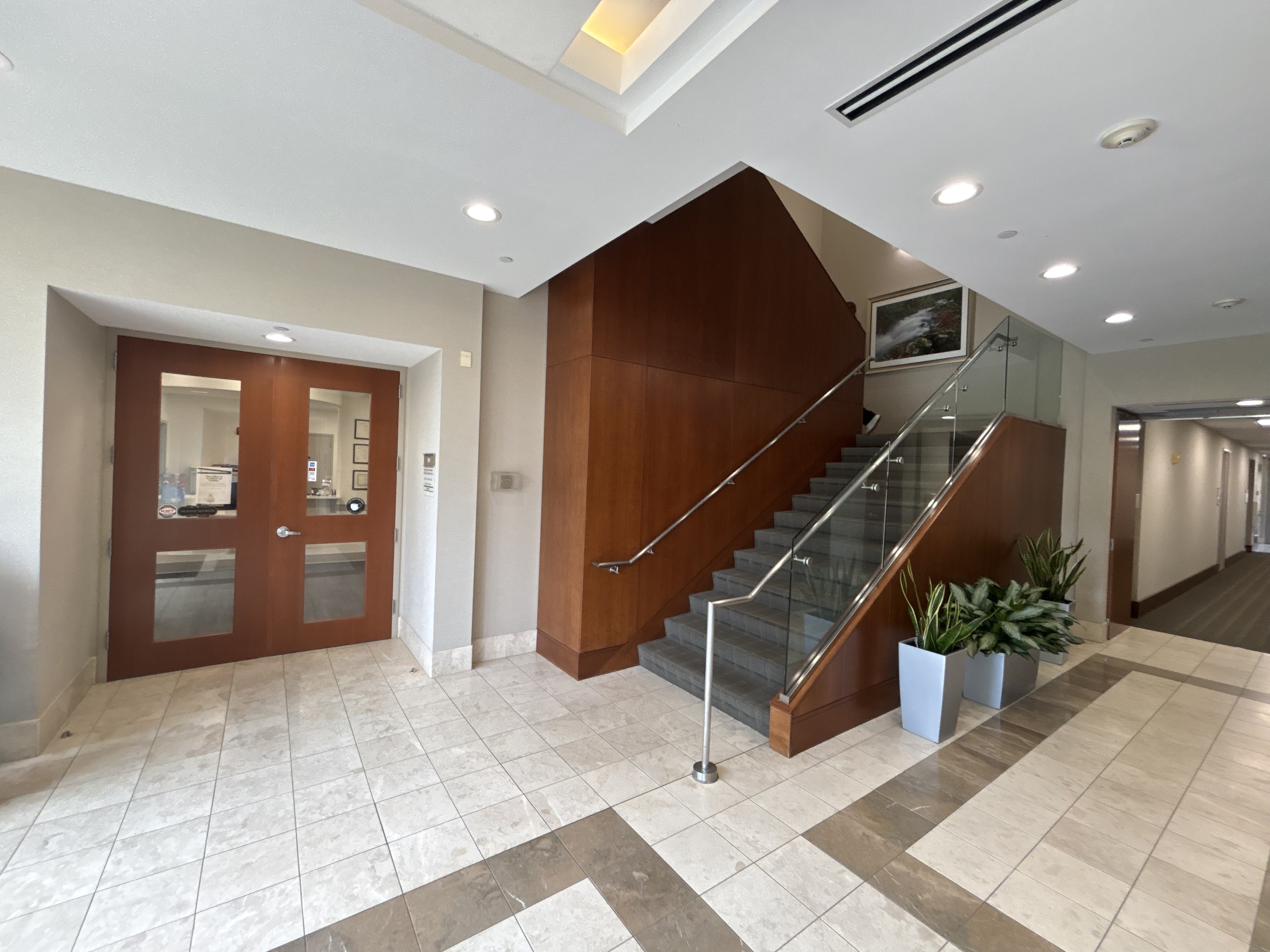 Office build-out contractor Alpharetta GA — completed office interior Modern Day Commodities