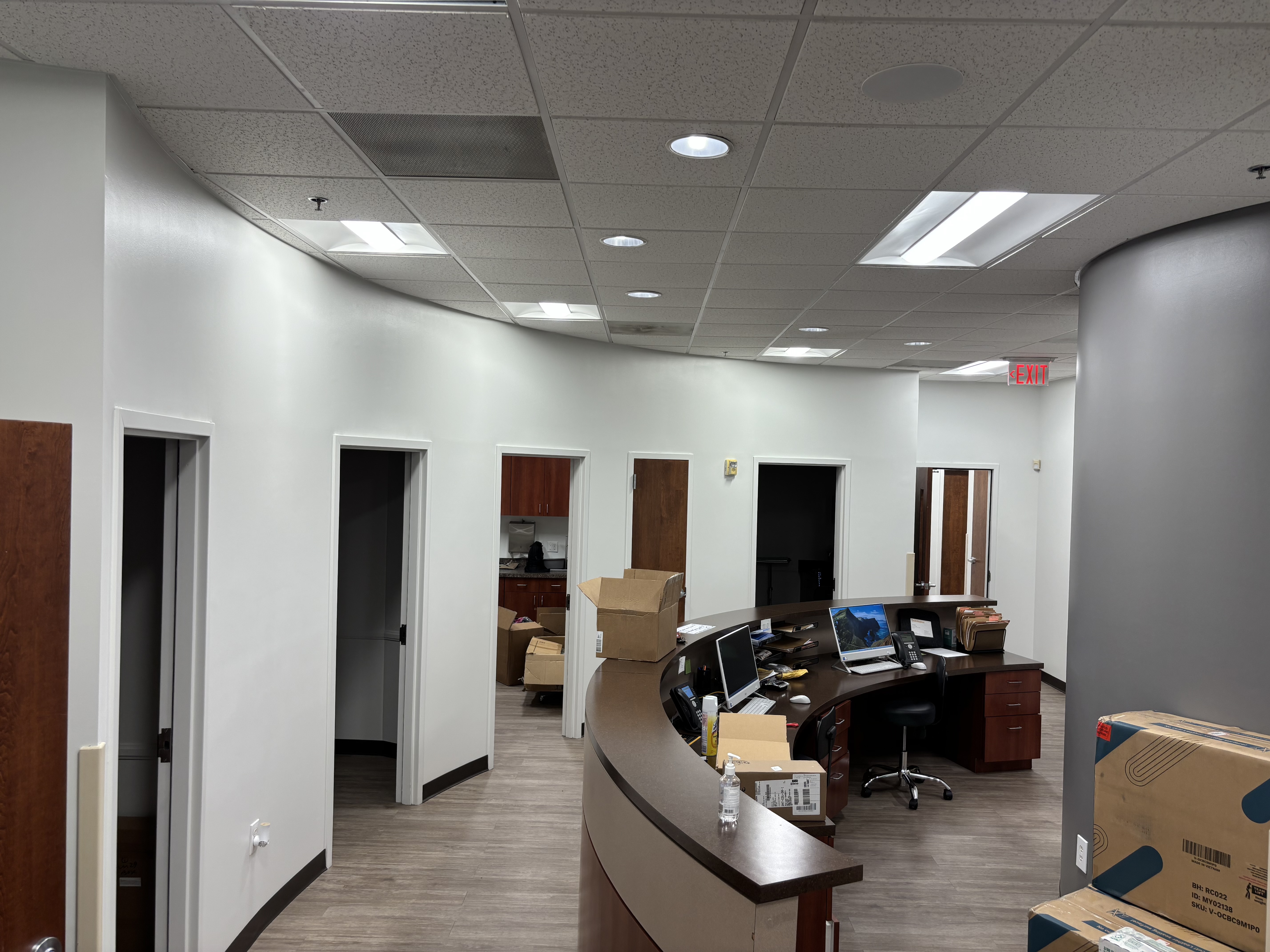 Dr. Bass medical office build-out — office tenant improvement Alpharetta GA