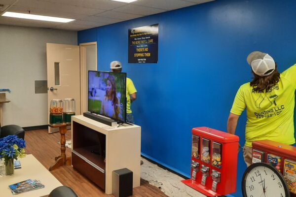 Walmart office and breakroom remodel commercial interior construction